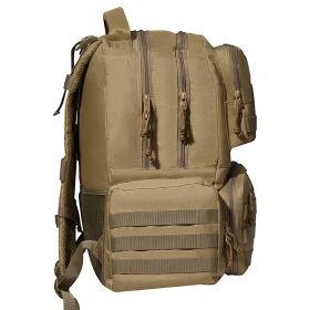 VEVOR Tactical Range Backpack for 6 Pistols Gun Backpack Brown