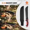 Camping Hatchet Machete Knife Set Sheath Hunting Knife Flashlight Paracord