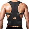 Unisex Back Brace Posture Corrector; Magnetic Lumbar Back Support Belt For Back Pain Relief (Order A Size Up)